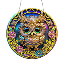 Load image into Gallery viewer, Owl/Frog/Dragonfly-Double Sided Drill-Diamond Pendant
