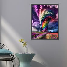 Load image into Gallery viewer, Multicolored Clouds-Full Round Diamond Painting-50x60cm-Large Size
