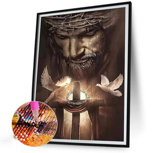 Jesus-Full Square Diamond Painting-40x50cm