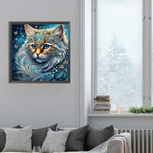 Load image into Gallery viewer, Cat-Full Round Diamond Painting-30x30cm
