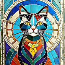 Load image into Gallery viewer, Cat By Window-Full Round Diamond Painting-30x30cm
