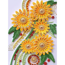 Load image into Gallery viewer, Flower Quill Painting-Partial Special Diamond Painting-30x40cm
