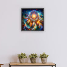 Load image into Gallery viewer, Fantasy Starry Dreamcatcher-Full Round Diamond Painting-30x30cm
