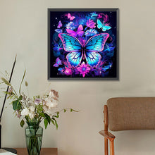 Load image into Gallery viewer, Butterfly-Full Round Diamond Painting-30x30cm
