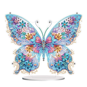 Butterfly-Single Side Drill-Acrylic Diamond Desktop Ornament