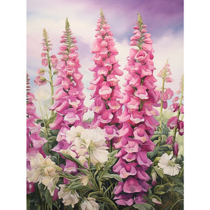 Flower-Full Square Diamond Painting-30x40cm