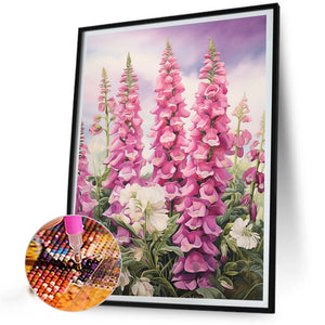 Flower-Full Square Diamond Painting-30x40cm