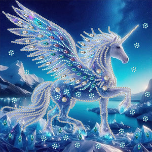 Unicorn-Partial Special Diamond Painting-30x30cm