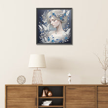 Load image into Gallery viewer, Butterfly Girl-Partial Special Diamond Painting-30x30cm
