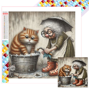 Pet Companionship-Full Square Diamond Painting-30x30cm