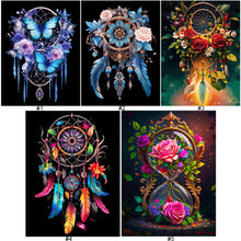 Load image into Gallery viewer, Dreamcatcher-Full Round Diamond Painting-30x40cm
