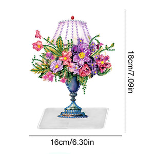 Lanterns-Single Side Drill-Acrylic Diamond Desktop Ornament