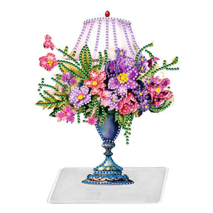 Lanterns-Single Side Drill-Acrylic Diamond Desktop Ornament