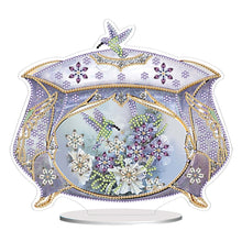 Load image into Gallery viewer, Flower Eagle Hummingbird-Single Side Drill-Acrylic Diamond Desktop Ornament
