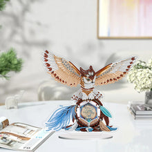 Load image into Gallery viewer, Flower Eagle Hummingbird-Single Side Drill-Acrylic Diamond Desktop Ornament
