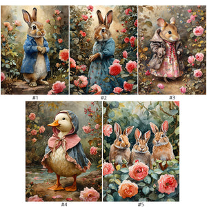 Peter Rabbit-Full Square Diamond Painting-30x40cm