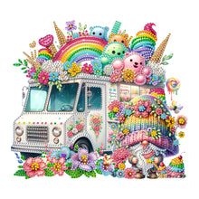 Load image into Gallery viewer, Goblin Ice Cream Truck-Partial Special Diamond Painting-30x30cm
