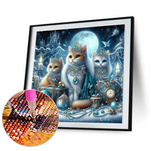 Load image into Gallery viewer, Cat-Full Round Diamond Painting-30x30cm
