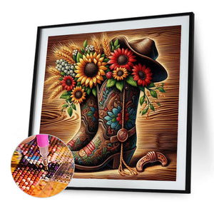 Boots-Full Square Diamond Painting-40x40cm