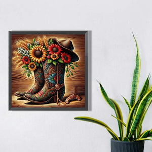 Boots-Full Square Diamond Painting-40x40cm