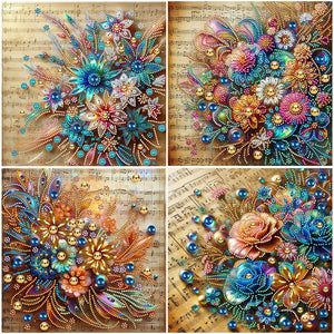 Flower-Partial Special Diamond Painting-30x30cm