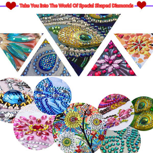 6Pcs/Set Animal-Diamond Art Craft Wall Hooks