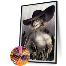Load image into Gallery viewer, Girl-Full Round Diamond Painting-45x60cm-Large Size
