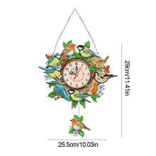 Load image into Gallery viewer, Bird-DIY Diamond Desk Ornament Clock
