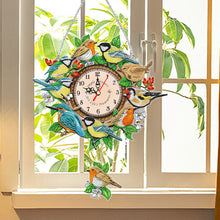 Load image into Gallery viewer, Bird-DIY Diamond Desk Ornament Clock
