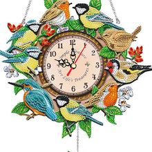 Load image into Gallery viewer, Bird-DIY Diamond Desk Ornament Clock
