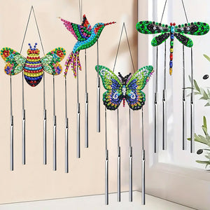 Butterfly-Acrylic Crystal Wind Chimes Pendant