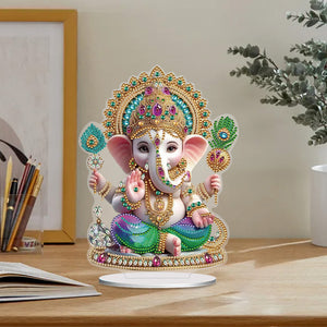 Elephant-Single Side Drill-Acrylic Diamond Desktop Ornament