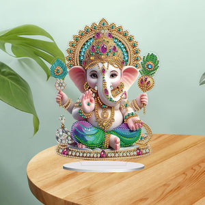 Elephant-Single Side Drill-Acrylic Diamond Desktop Ornament