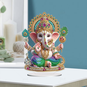 Elephant-Single Side Drill-Acrylic Diamond Desktop Ornament