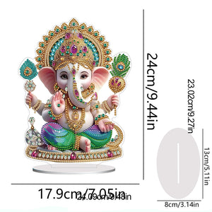 Elephant-Single Side Drill-Acrylic Diamond Desktop Ornament