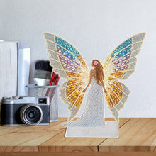 Load image into Gallery viewer, Butterfly Girl-Single Side Drill-Acrylic Diamond Desktop Ornament
