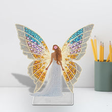 Load image into Gallery viewer, Butterfly Girl-Single Side Drill-Acrylic Diamond Desktop Ornament
