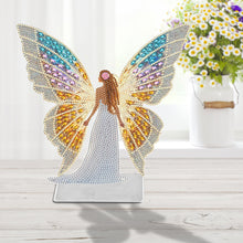 Load image into Gallery viewer, Butterfly Girl-Single Side Drill-Acrylic Diamond Desktop Ornament
