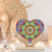 Load image into Gallery viewer, Mandala-Single Side Drill-Wooden Diamond Desktop Ornament
