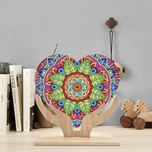 Load image into Gallery viewer, Mandala-Single Side Drill-Wooden Diamond Desktop Ornament
