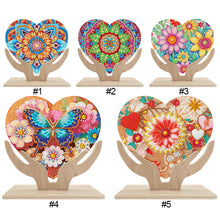 Load image into Gallery viewer, Mandala-Single Side Drill-Wooden Diamond Desktop Ornament
