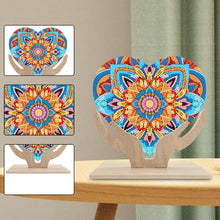 Load image into Gallery viewer, Mandala-Single Side Drill-Wooden Diamond Desktop Ornament
