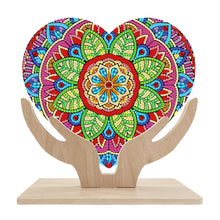 Load image into Gallery viewer, Mandala-Single Side Drill-Wooden Diamond Desktop Ornament
