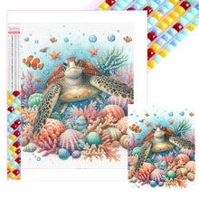 Load image into Gallery viewer, Sea Turtles-Full Square Diamond Painting-30x40cm
