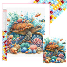 Load image into Gallery viewer, Sea Turtles-Full Square Diamond Painting-30x40cm
