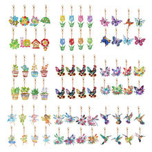 Load image into Gallery viewer, 6/8Pcs/Set Animal-Double Side Drill-Diamond Keychain
