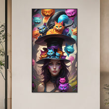 Load image into Gallery viewer, Girl-Full Round Diamond Painting-40x70cm-Large Size
