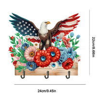 Load image into Gallery viewer, Eagle Flower-Diamond Art Craft Wall Hooks
