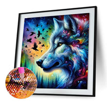 Load image into Gallery viewer, Wolf-Full Round Diamond Painting-50x50cm
