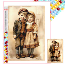 Load image into Gallery viewer, Couple-Full Square Diamond Painting-20x30cm
